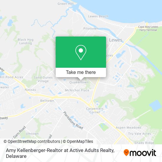 Mapa de Amy Kellenberger-Realtor at Active Adults Realty