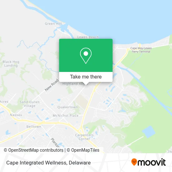 Cape Integrated Wellness map