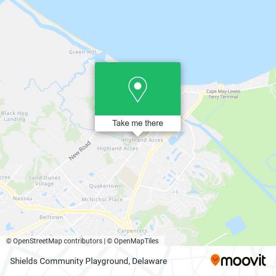 Mapa de Shields Community Playground