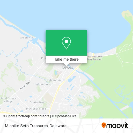 Michiko Seto Treasures map