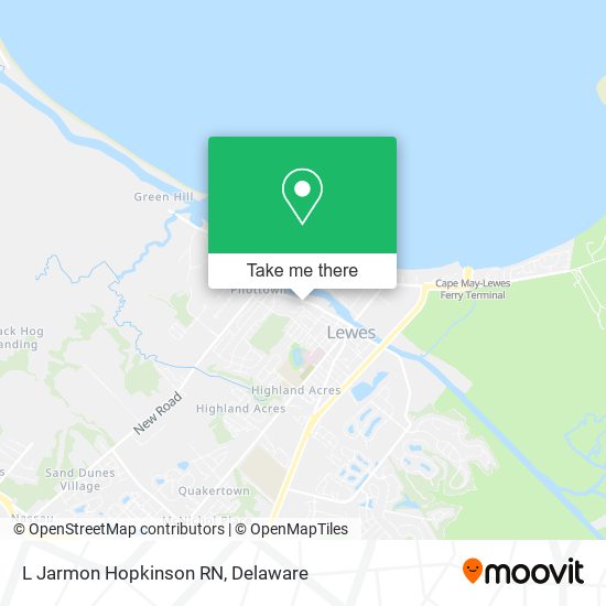 Mapa de L Jarmon Hopkinson RN