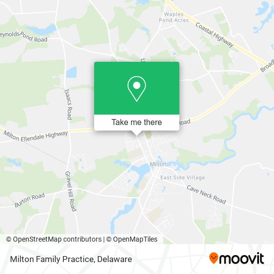 Mapa de Milton Family Practice