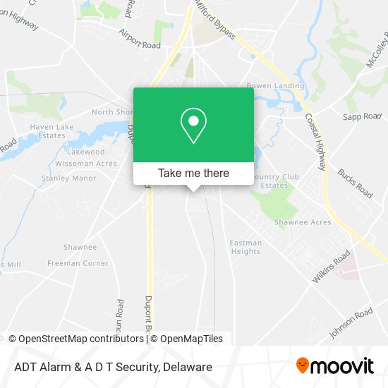 ADT Alarm & A D T Security map