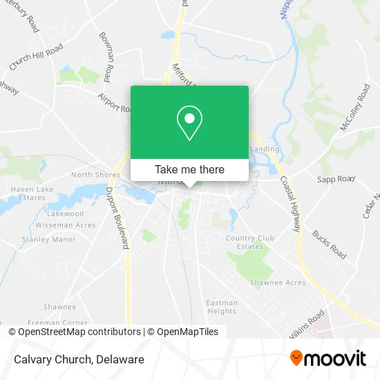 Calvary Church map