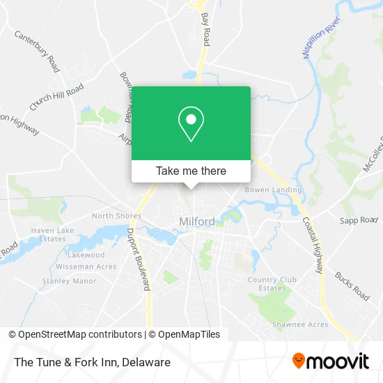 The Tune & Fork Inn map