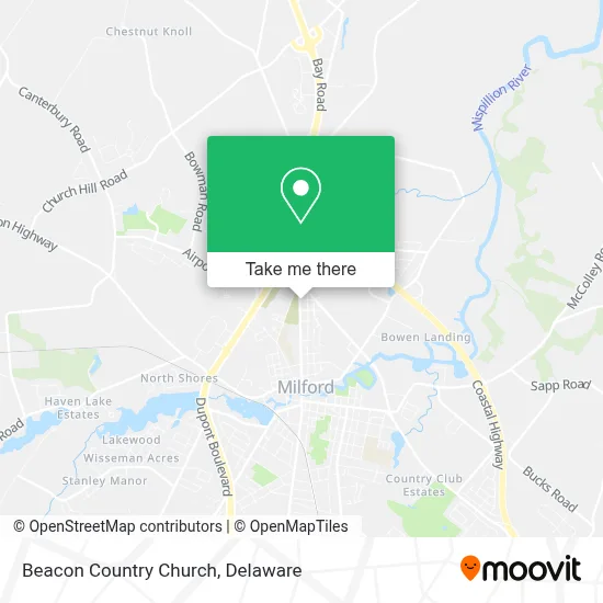 Beacon Country Church map