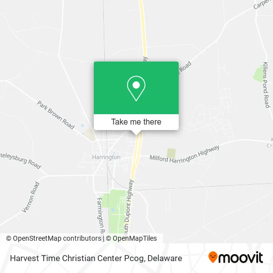 Harvest Time Christian Center Pcog map