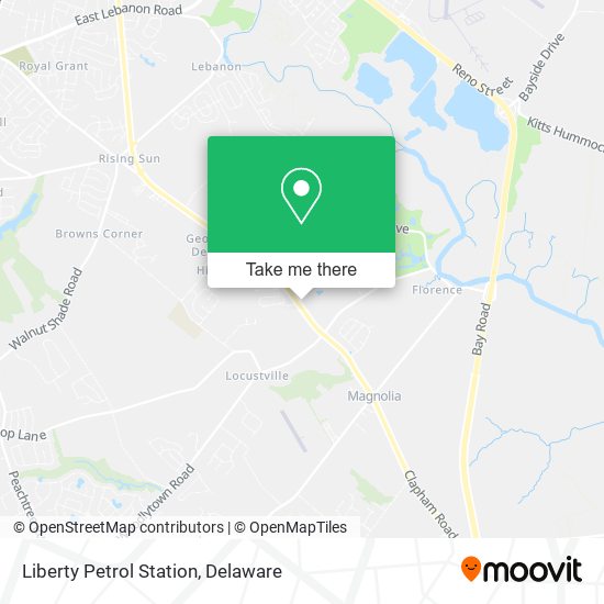 Liberty Petrol Station map