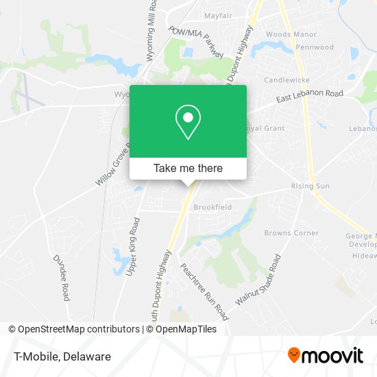 T-Mobile map