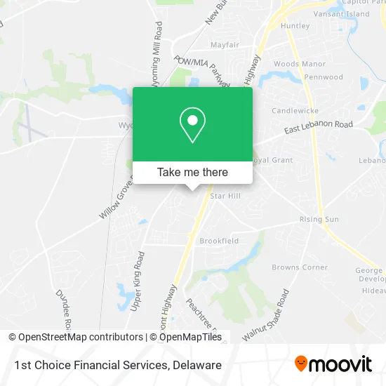 1st Choice Financial Services map