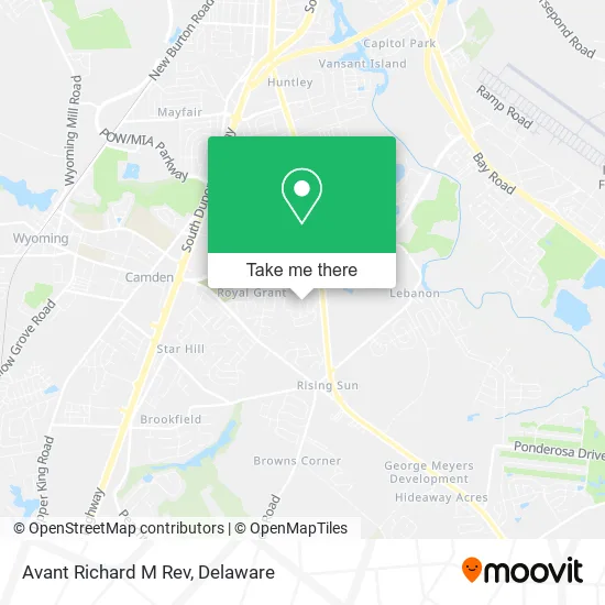 Avant Richard M Rev map