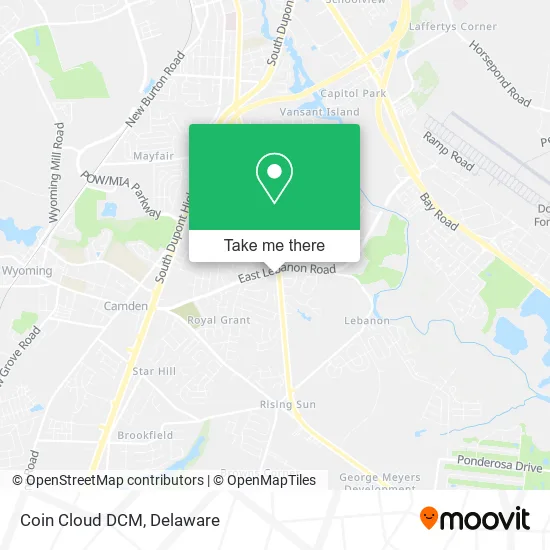 Coin Cloud DCM map