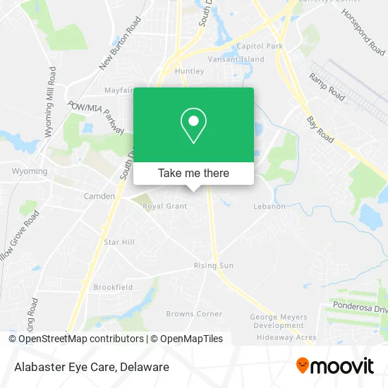Alabaster Eye Care map