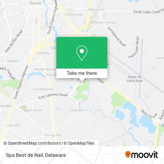 Spa Best de Nail map