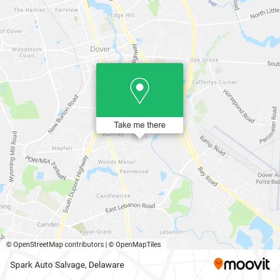 Spark Auto Salvage map