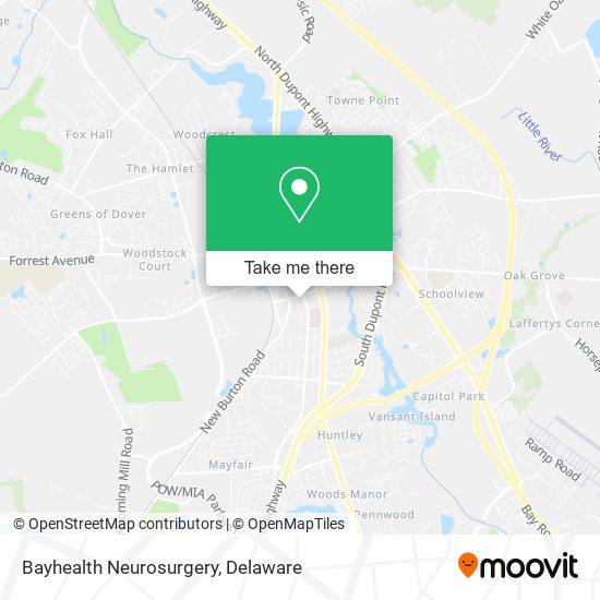 Mapa de Bayhealth Neurosurgery