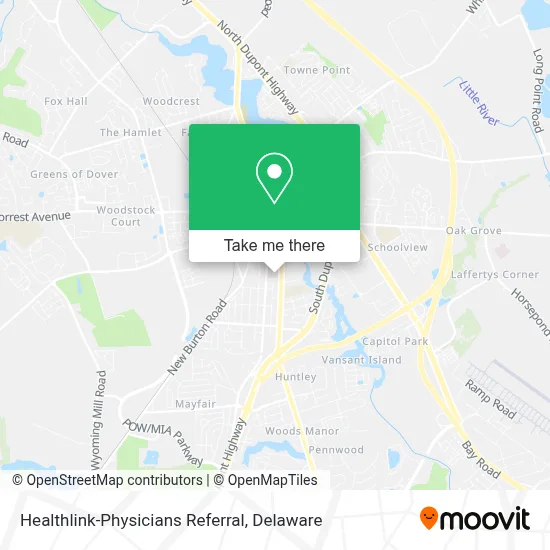 Healthlink-Physicians Referral map