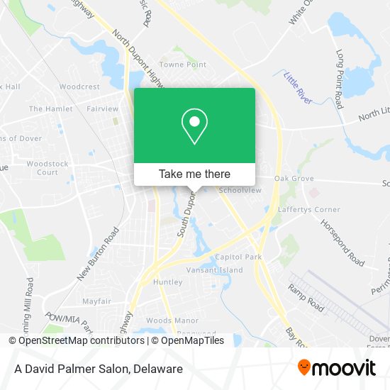 A David Palmer Salon map