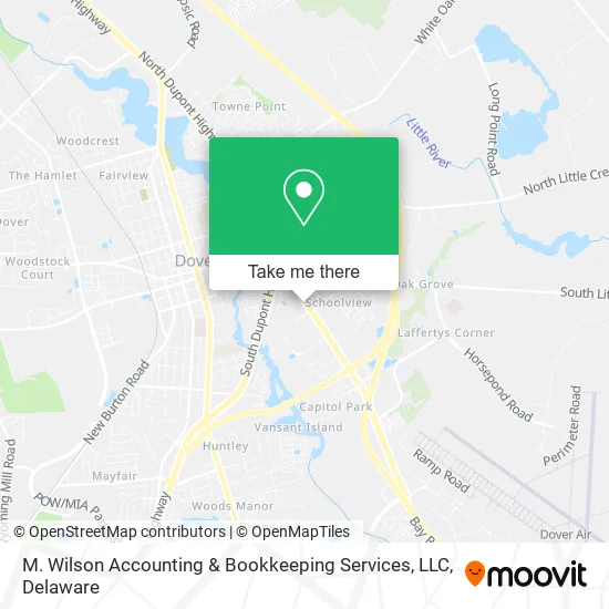 M. Wilson Accounting & Bookkeeping Services, LLC map