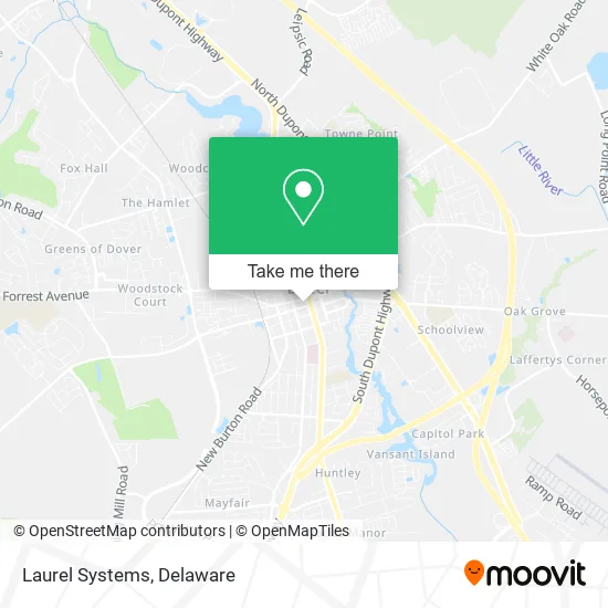 Laurel Systems map