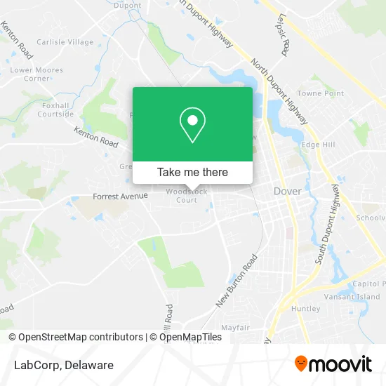 LabCorp map
