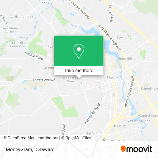 MoneyGram map