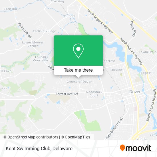 Mapa de Kent Swimming Club