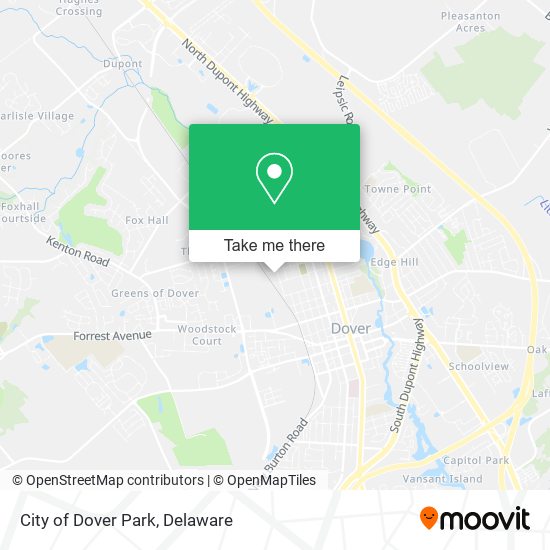 City of Dover Park map