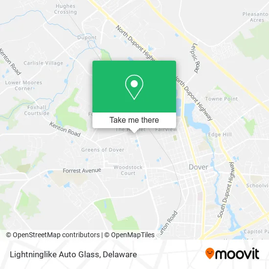 Lightninglike Auto Glass map