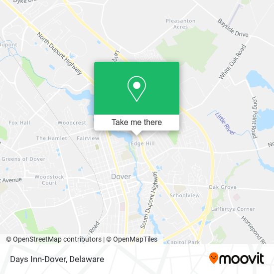 Days Inn-Dover map