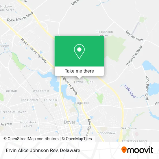 Ervin Alice Johnson Rev map