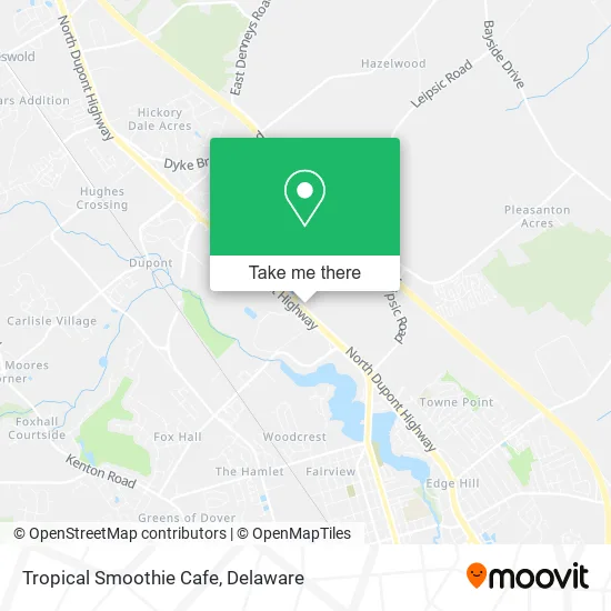 Tropical Smoothie Cafe map