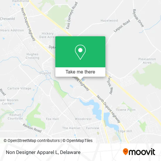 Mapa de Non Designer Apparel L