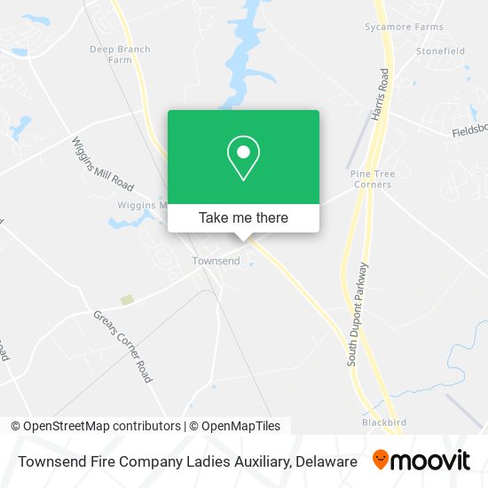 Mapa de Townsend Fire Company Ladies Auxiliary