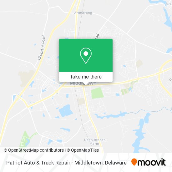 Patriot Auto & Truck Repair - Middletown map