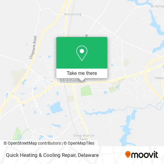 Quick Heating & Cooling Repair map