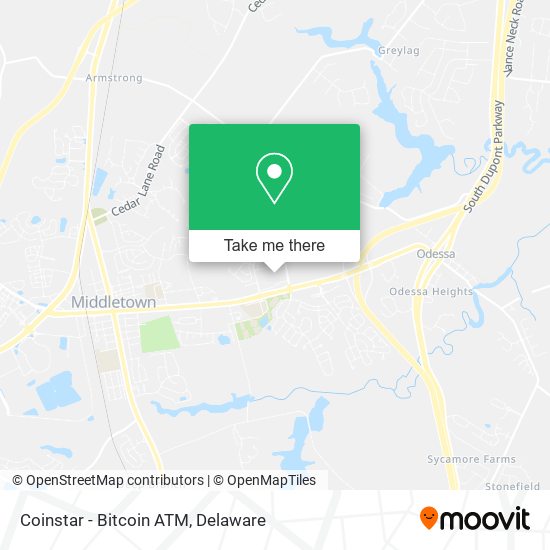 Coinstar - Bitcoin ATM map