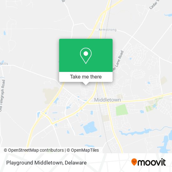 Playground Middletown map