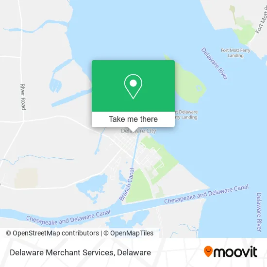 Delaware Merchant Services map