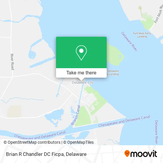 Brian R Chandler DC Ficpa map