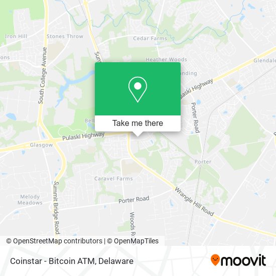 Mapa de Coinstar - Bitcoin ATM