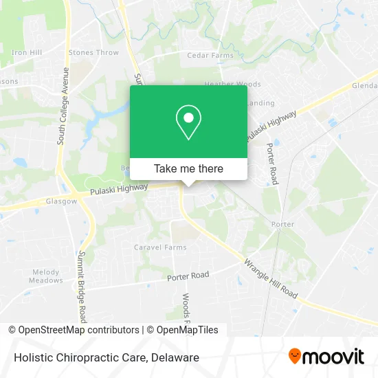 Holistic Chiropractic Care map