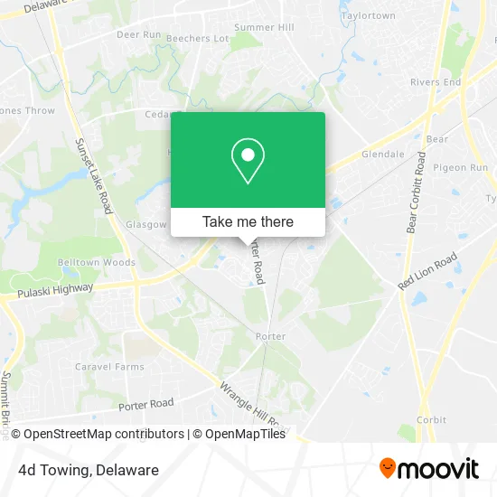 4d Towing map