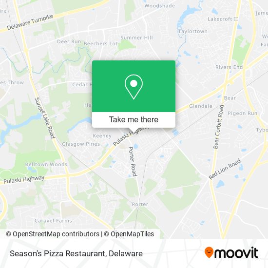 Mapa de Season's Pizza Restaurant