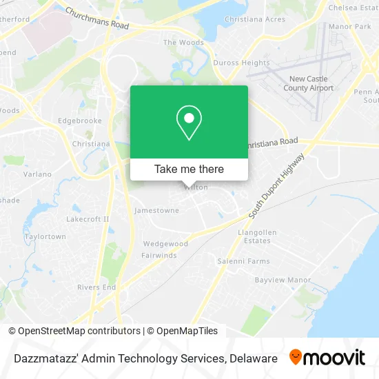 Dazzmatazz' Admin Technology Services map
