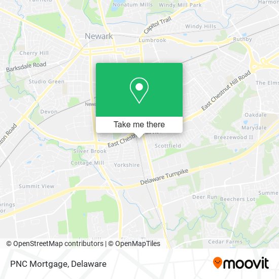 Mapa de PNC Mortgage