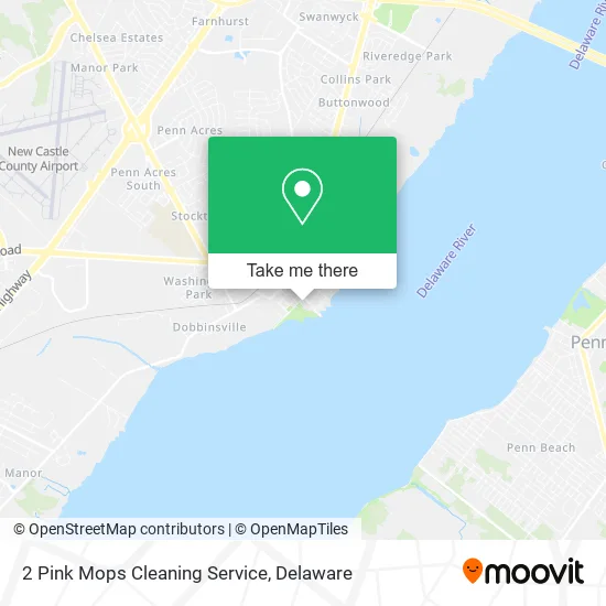 2 Pink Mops Cleaning Service map