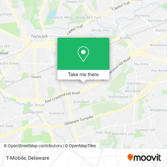T-Mobile map