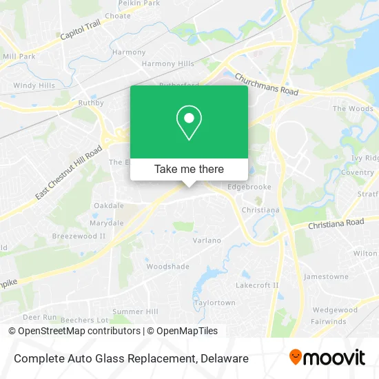 Complete Auto Glass Replacement map