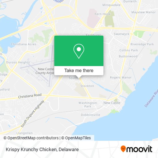 Krispy Krunchy Chicken map